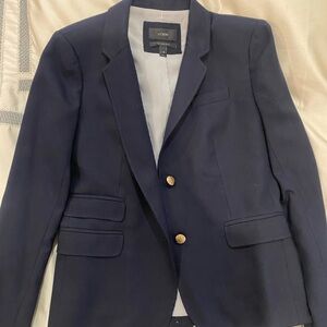 J. Crew Navy School Boy Blazer with Gold Buttons